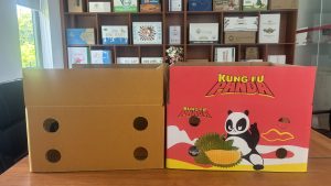 thùng carton đựng sầu riêng