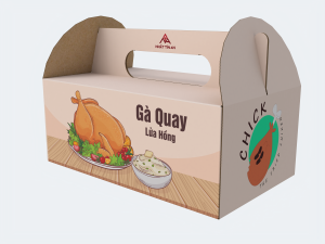 Thùng Carton Đựng Gà Quay